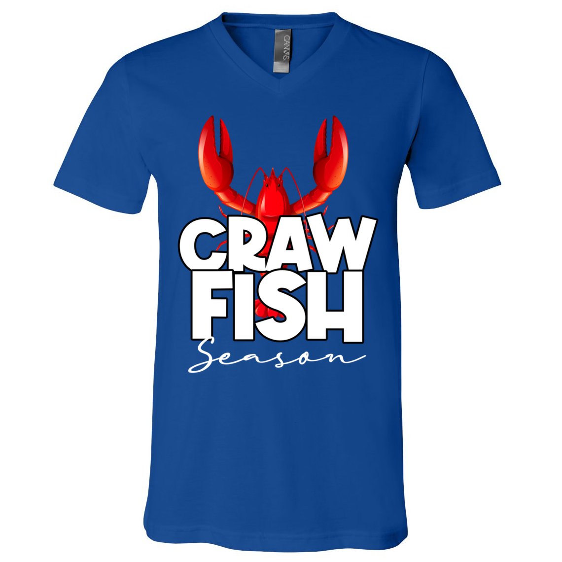 Craw Fish Season Mardi Gras Crawfish Boil Lobster Gift V-Neck T-Shirt