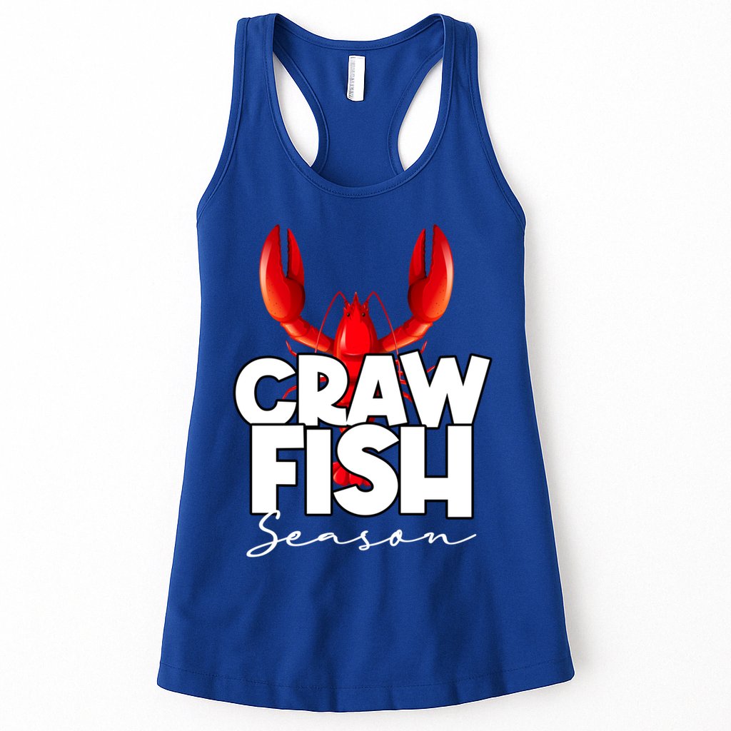 Craw Fish Season Mardi Gras Crawfish Boil Lobster Gift Womens Tank Top