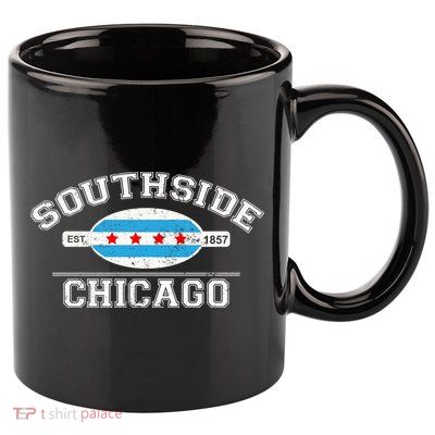 Chicago Flaggift Southside Chicago Gift City Of Chicago Flag Meaningful Gift 11oz C Handle Ceramic Mug
