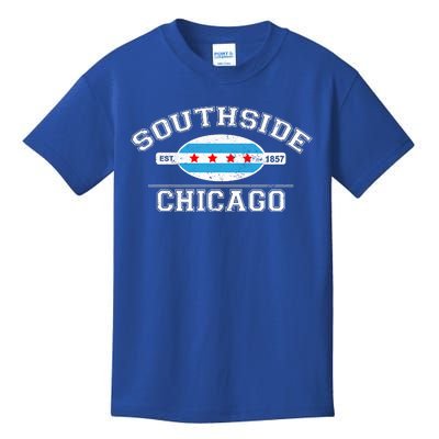 Chicago Flaggift Southside Chicago Gift City Of Chicago Flag Meaningful Gift Kids T-Shirt