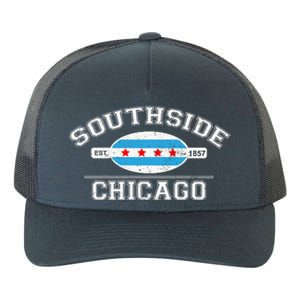 Chicago Flaggift Southside Chicago Gift City Of Chicago Flag Meaningful Gift Yupoong Adult 5-Panel Trucker Hat