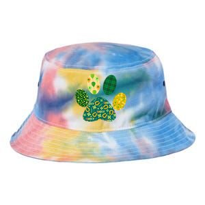 Cute Funny St Patrick's Day Patterns Pet Animal Paw Tie Dye Newport Bucket Hat