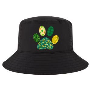 Cute Funny St Patrick's Day Patterns Pet Animal Paw Cool Comfort Performance Bucket Hat