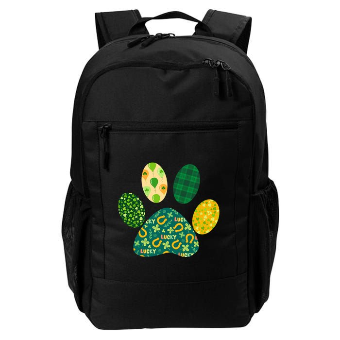 Cute Funny St Patrick's Day Patterns Pet Animal Paw Backpack