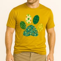 Cute Funny St Patrick's Day Patterns Pet Animal Paw Cooling Performance Crew T-Shirt