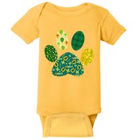Cute Funny St Patrick's Day Patterns Pet Animal Paw Baby Bodysuit