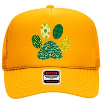 Cute Funny St Patrick's Day Patterns Pet Animal Paw Trucker Hat