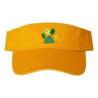 Cute Funny St Patrick's Day Patterns Pet Animal Paw Visor