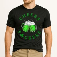 Cheers Fuckers St Patricks Day Beer Drinking Cooling Performance Crew T-Shirt
