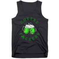 Cheers Fuckers St Patricks Day Beer Drinking Tank Top