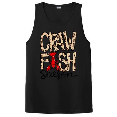 Craw Fish Season Leopard Print Love Crawfish Tee Cute Gift PosiCharge Competitor Tank