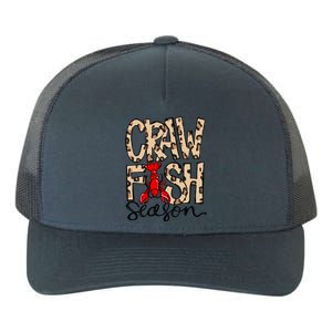 Craw Fish Season Leopard Print Love Crawfish Tee Cute Gift Yupoong Adult 5-Panel Trucker Hat