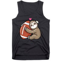 Cute Football Sloth Love American Football Tank Top