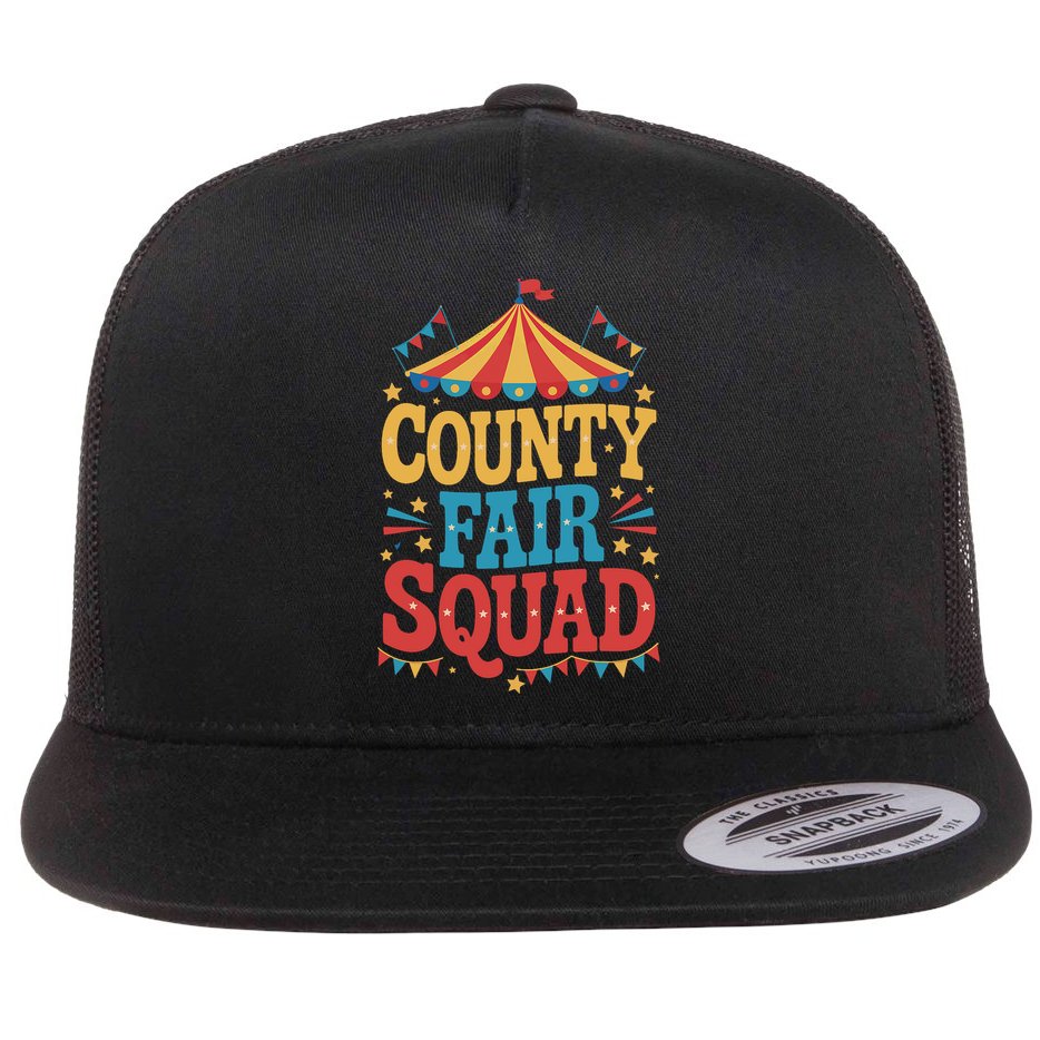 County Fair Squad Flat Bill Trucker Hat