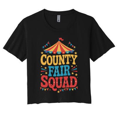 County Fair Squad Women's Crop Top Tee