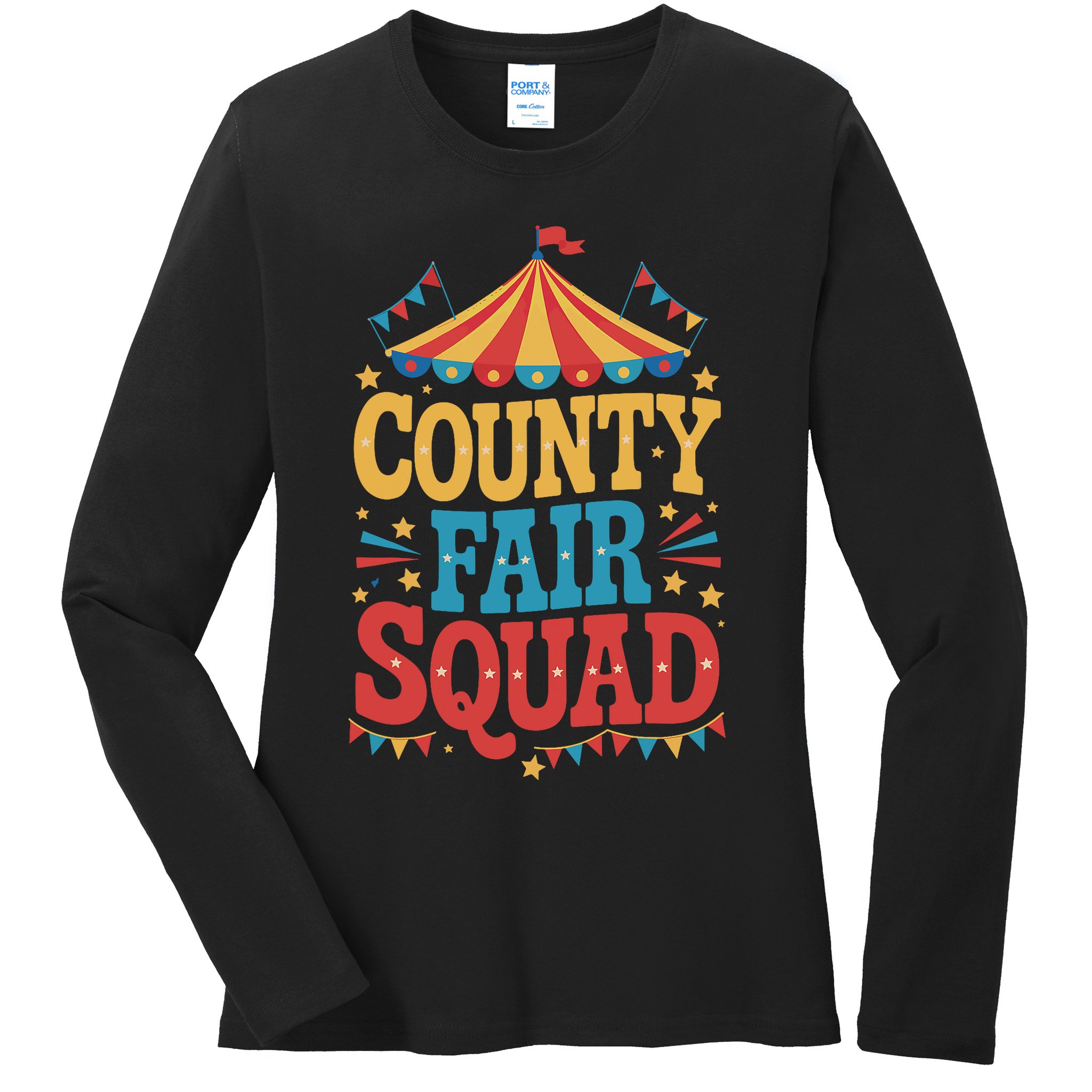 County Fair Squad Ladies Long Sleeve Shirt
