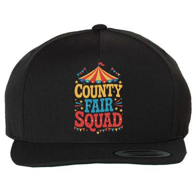 County Fair Squad Wool Snapback Cap