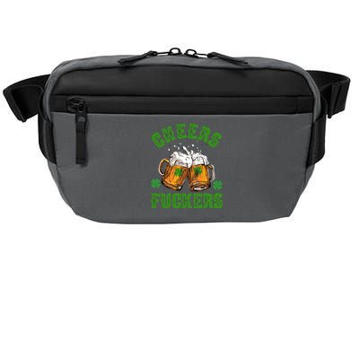 Cheers Fuckers St Patrick's Day Beers Festive Crossbody Pack