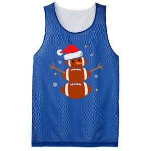 Christmas Football Snowman Football Christmas  Mesh Reversible Basketball Jersey Tank