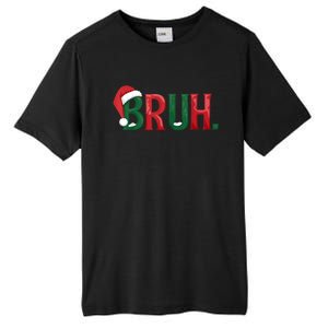 Christmas Funny Saying Bruh Meme Matching Xmas Gift Tall Fusion ChromaSoft Performance T-Shirt