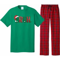 Christmas Funny Saying Bruh Meme Matching Xmas Gift Pajama Set