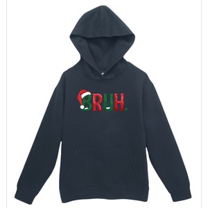 Christmas Funny Saying Bruh Meme Matching Xmas Gift Urban Pullover Hoodie