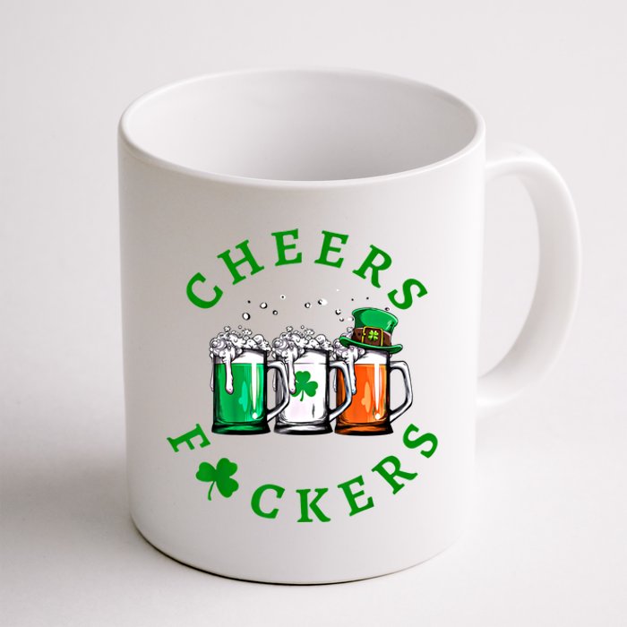 Cheers Fuckers St Patricks Day Ireland Beer Drinking Mugs Gift Coffee Mug