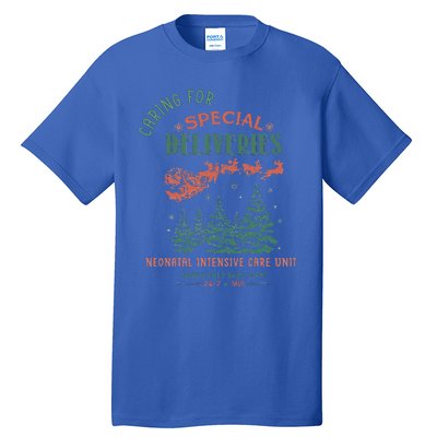 Caring For Special Deliveries Nicu Nurse Christmas Tall T-Shirt