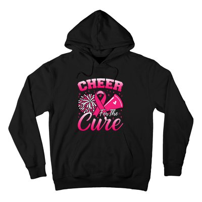 Cheer For Sport Breast Cancer Awareness Cheerleader Hoodie