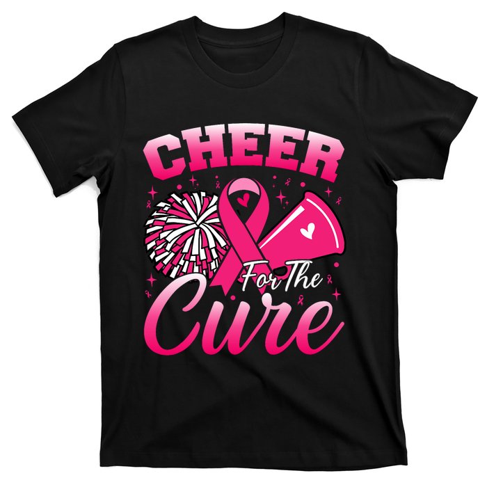 Cheer For Sport Breast Cancer Awareness Cheerleader T-Shirt