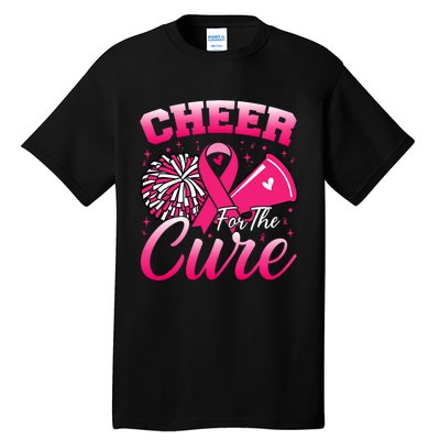 Cheer For Sport Breast Cancer Awareness Cheerleader Tall T-Shirt