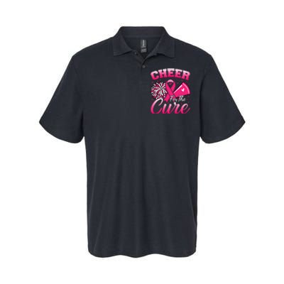 Cheer For Sport Breast Cancer Awareness Cheerleader Softstyle Adult Sport Polo