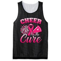 Cheer For Sport Breast Cancer Awareness Cheerleader Mesh Reversible Basketball Jersey Tank