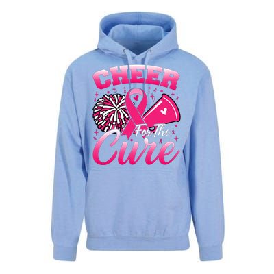 Cheer For Sport Breast Cancer Awareness Cheerleader Unisex Surf Hoodie