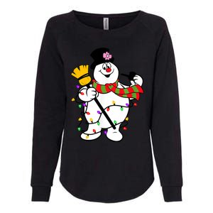 Cute Frosty Snowman Funny Christmas Snowmen Gifts For Family Womens California Wash Sweatshirt