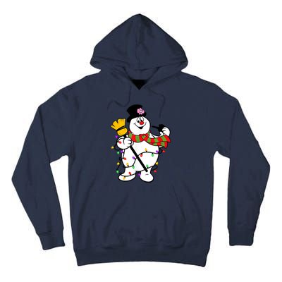 Cute Frosty Snowman Funny Christmas Snowmen Gifts For Family Tall Hoodie