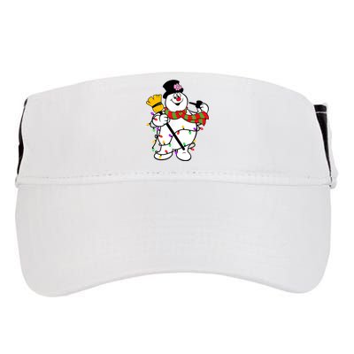 Cute Frosty Snowman Funny Christmas Snowmen Gifts For Family Adult Drive Performance Visor