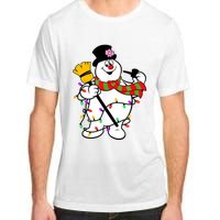 Cute Frosty Snowman Funny Christmas Snowmen Gifts For Family Adult ChromaSoft Performance T-Shirt