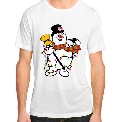 Cute Frosty Snowman Funny Christmas Snowmen Gifts For Family Adult ChromaSoft Performance T-Shirt