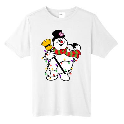 Cute Frosty Snowman Funny Christmas Snowmen Gifts For Family Tall Fusion ChromaSoft Performance T-Shirt