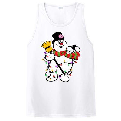 Cute Frosty Snowman Funny Christmas Snowmen Gifts For Family PosiCharge Competitor Tank