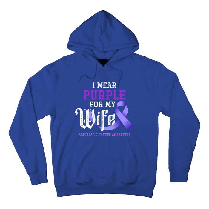 Cancer Fight Support Husband Gift Pancreatic Cancer Funny Gift Hoodie