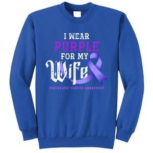 Cancer Fight Support Husband Gift Pancreatic Cancer Funny Gift Sweatshirt