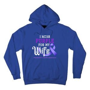 Cancer Fight Support Husband Gift Pancreatic Cancer Funny Gift Tall Hoodie