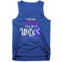 Cancer Fight Support Husband Gift Pancreatic Cancer Funny Gift Tank Top