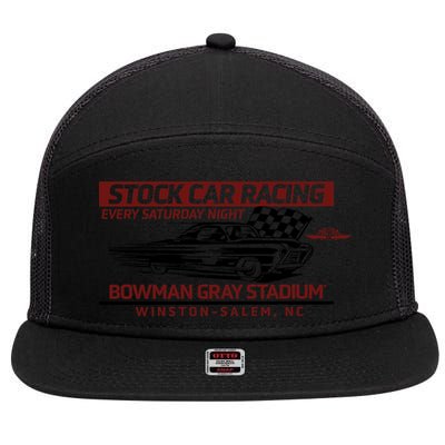 Checkered Flag Sports Tan Bowman Gray Stadium Clash Every Saturday Nigh 7 Panel Mesh Trucker Snapback Hat