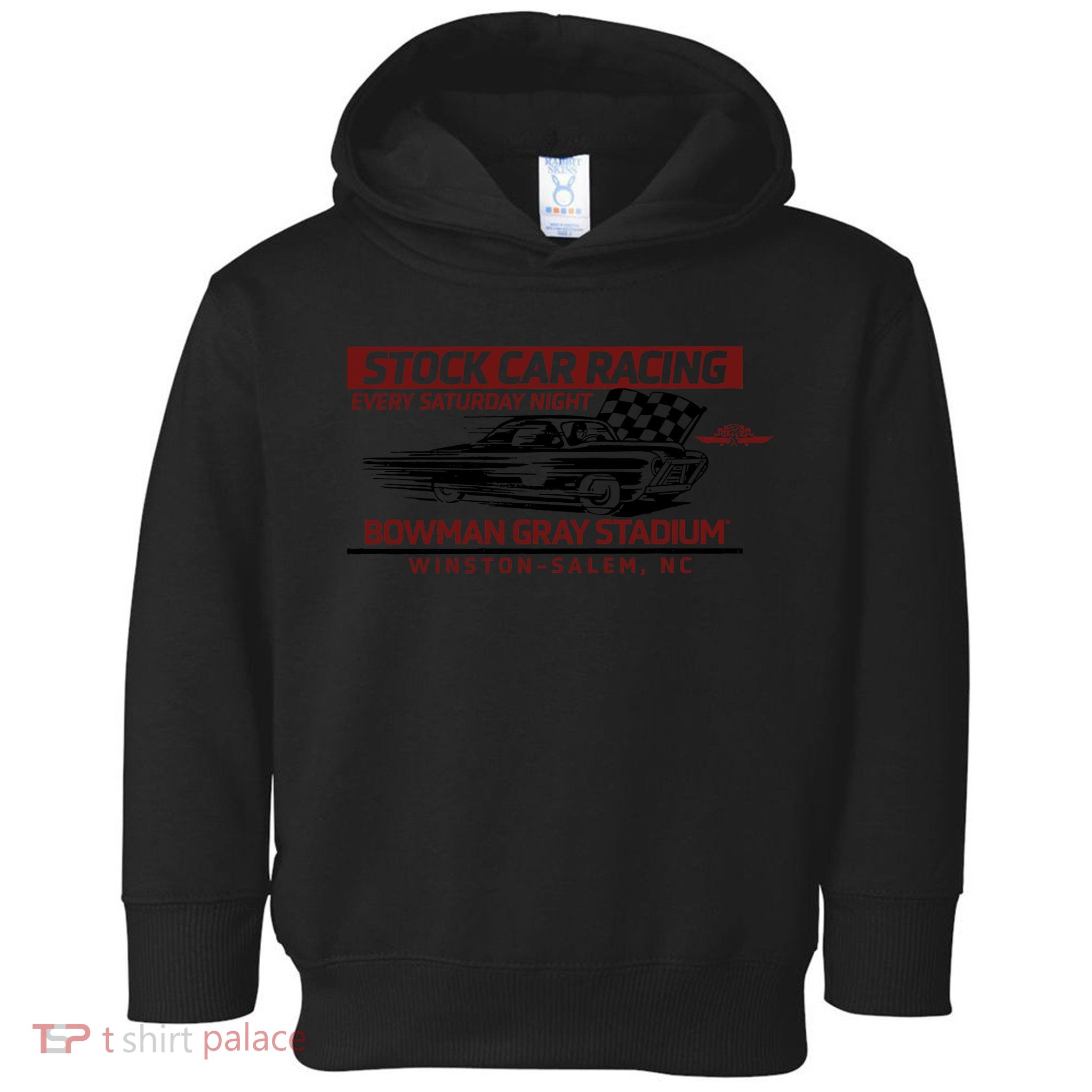 Checkered Flag Sports Tan Bowman Gray Stadium Clash Every Saturday Nigh Toddler Hoodie