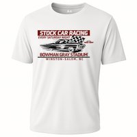 Checkered Flag Sports Tan Bowman Gray Stadium Clash Every Saturday Nigh Cooling Performance Crew T-Shirt