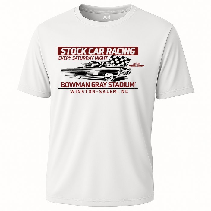 Checkered Flag Sports Tan Bowman Gray Stadium Clash Every Saturday Nigh Cooling Performance Crew T-Shirt