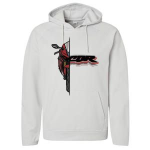 Cbr Fireblade Sportbike Motorcycle Performance Fleece Hoodie